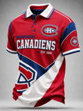 Men's Ice Hockey Fan Print Sports Jersey