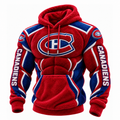 Men's Casual Hockeye Long-Sleeve Hoodie