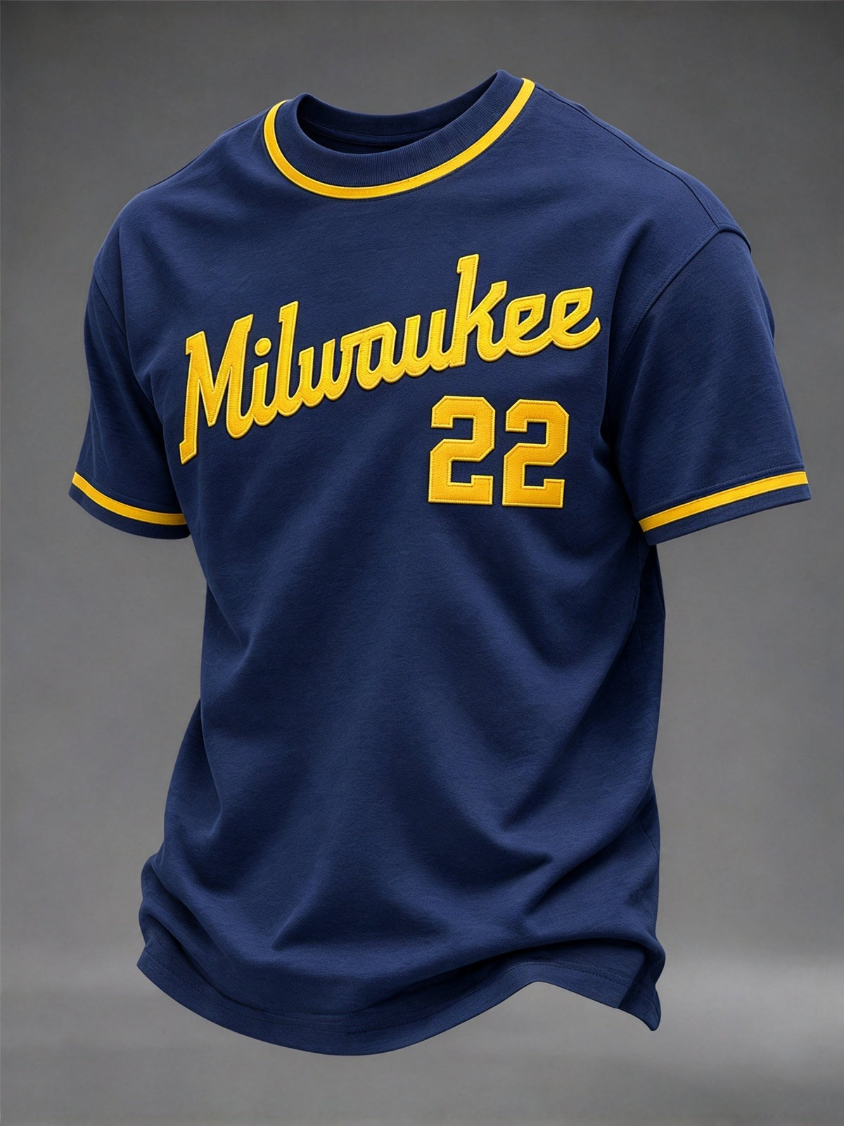 Men's Baseball Print T-shirt