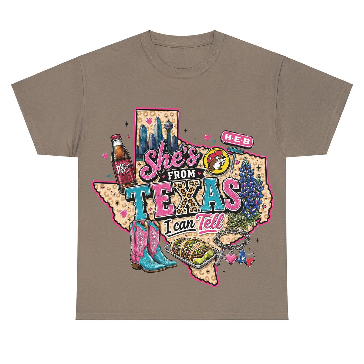 Shes From Texas I Can Tell - Western Southern Vibes T-shirt