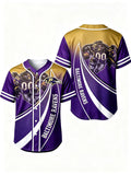 Men's Football Fan Print Sports Jersey