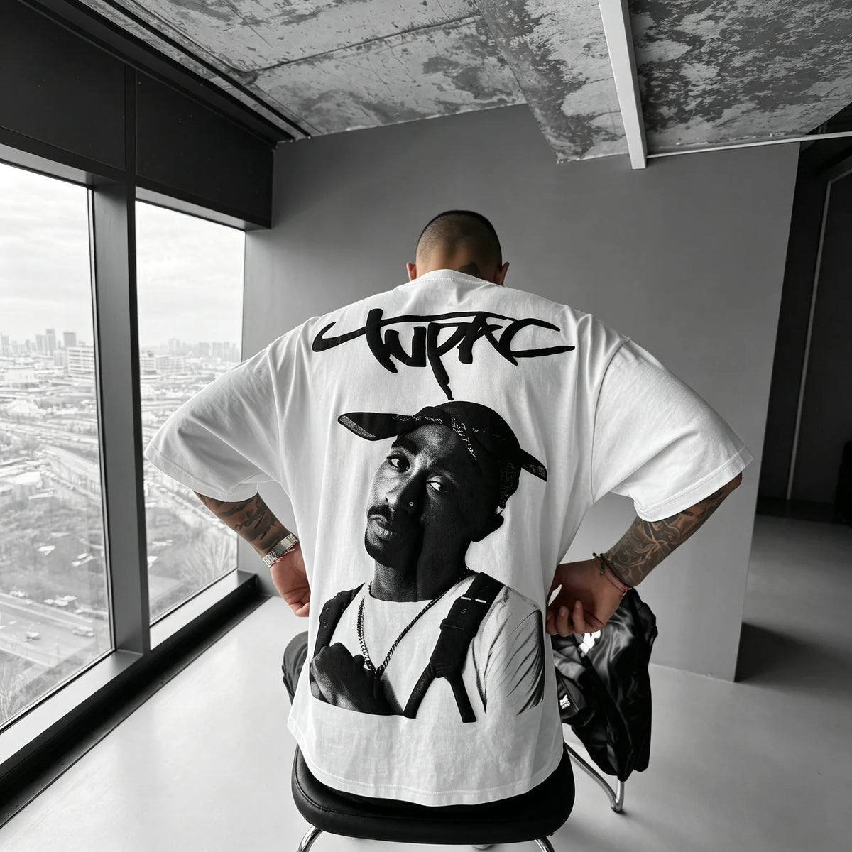 Unisex West Coast Legend Print Short-Sleeve T-Shirt