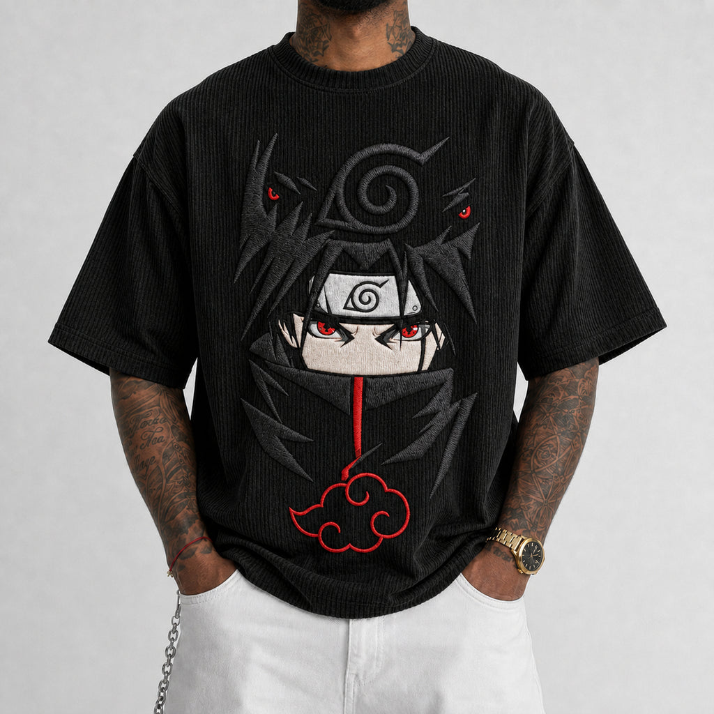 Unisex Anime-Style Retro Oversized T-Shirt