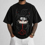 Unisex Anime-Style Retro Oversized T-Shirt