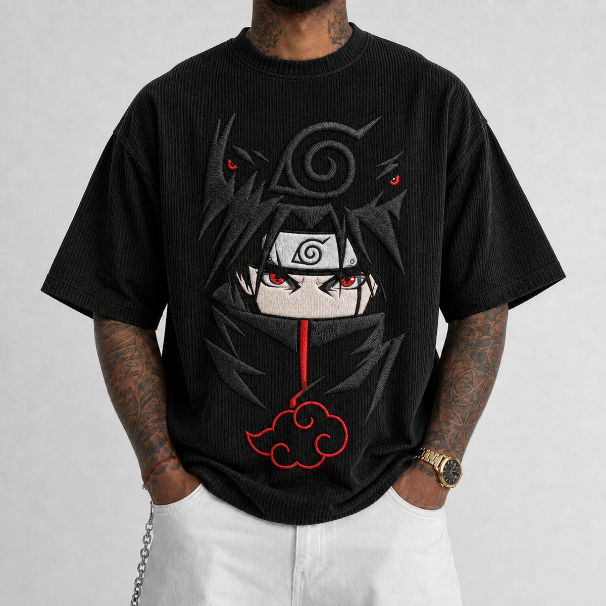 Unisex Anime-Style Retro Oversized T-Shirt