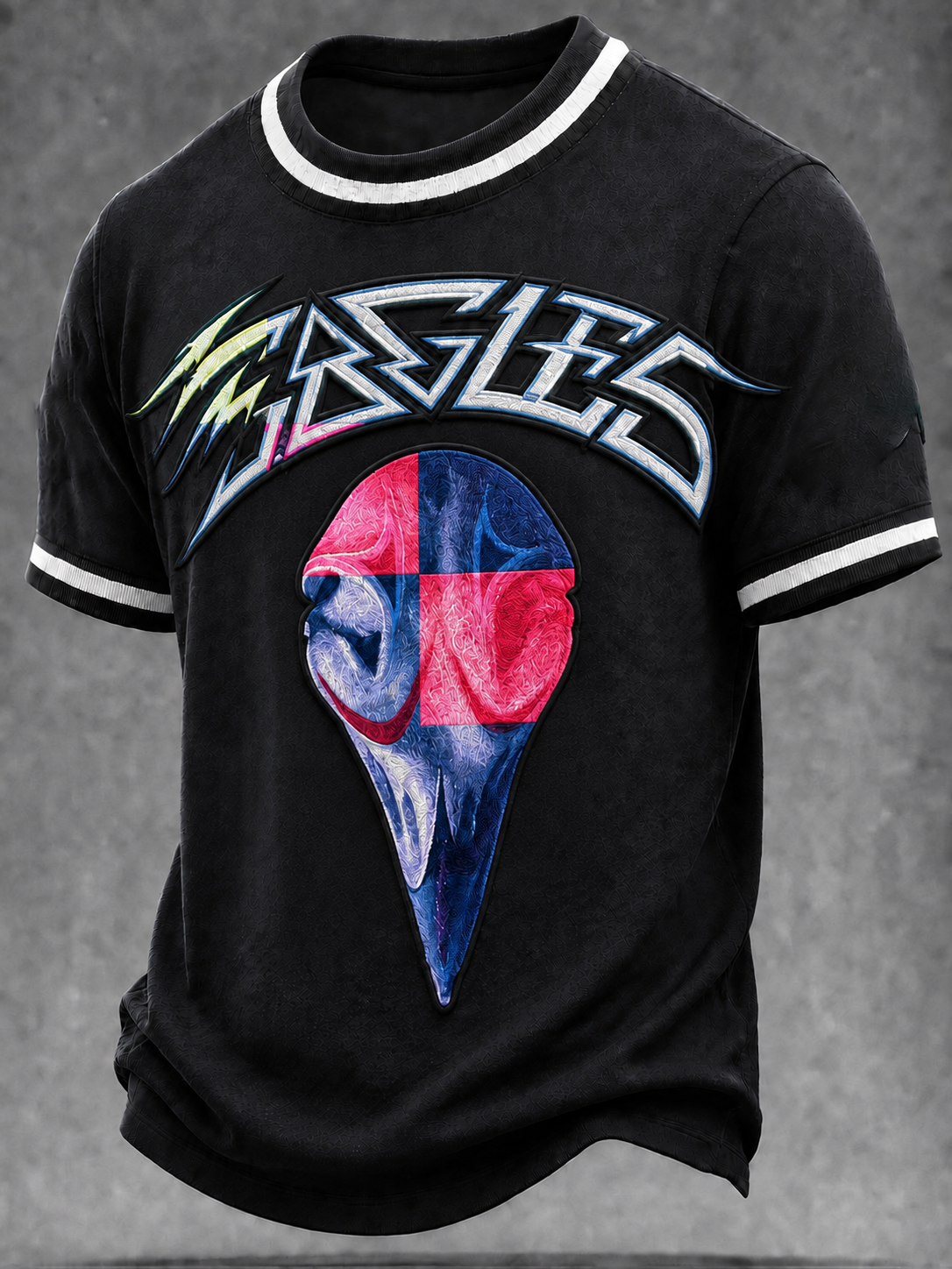 Men's Music Print T‐Shirt