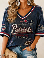 Women's Football V-Neck