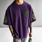 Unisex Anime-Style Retro Oversized T-Shirt