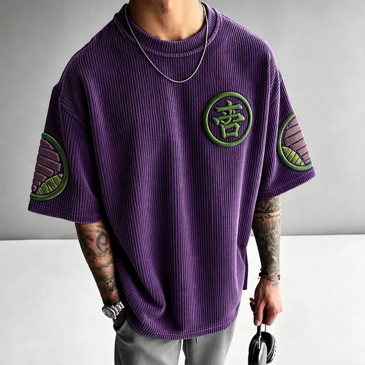 Unisex Anime-Style Retro Oversized T-Shirt