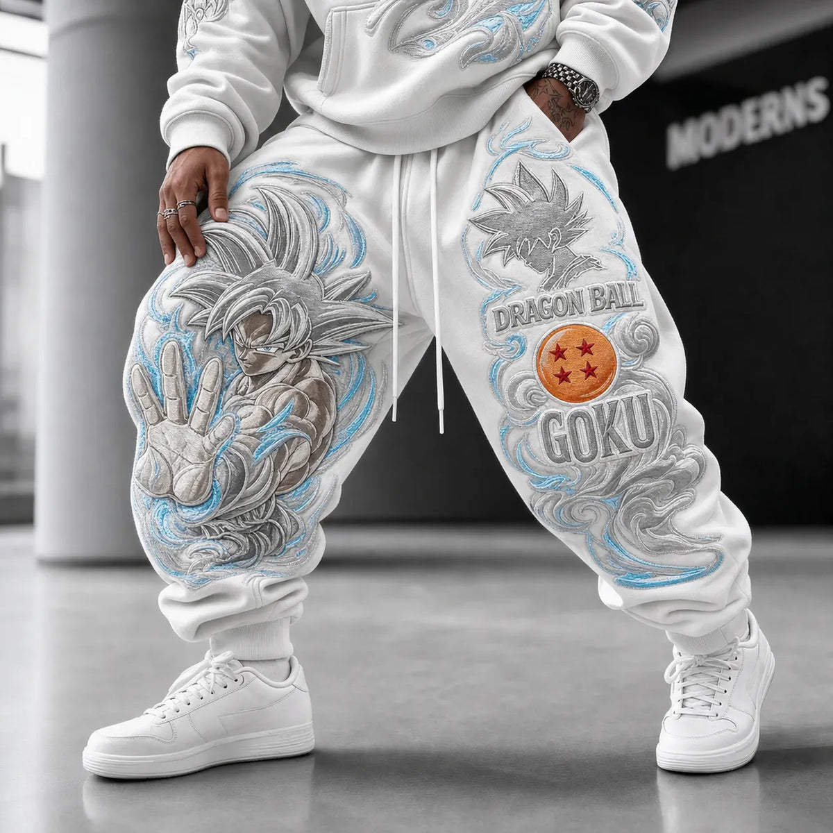 Anime-print Sweatpants