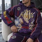 Unisex Oversized Casual Anime-print Hoodie