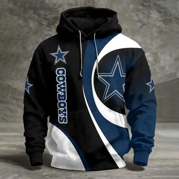Men's Football Print Hoodie