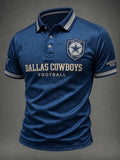 Men's Football Short-Sleeve Polo Shirt