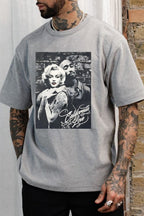 Marilyn Monroe and Tupac Shakur Graphic Tee For Men