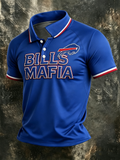 Men's Football Short-Sleeve Polo Shirt