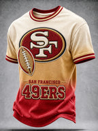 Men's Graphic Printed Football Top