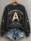 Women's Make It So Print Casual Sweatshirt