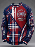 Men's Hockey Print Sweatshirt