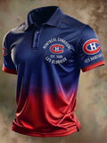 Men's Ice Hockey Fan Polo Shirt