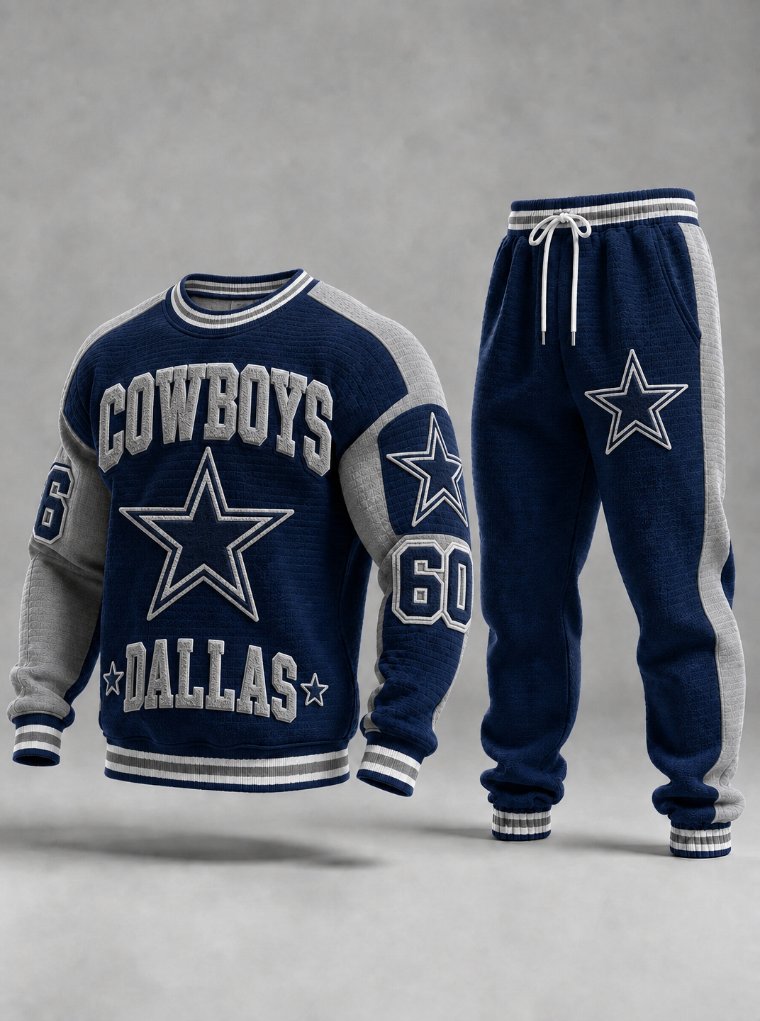 Men's Star Graphic Sweatshirt And Sweatpants Set