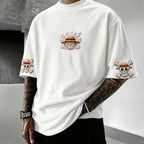 Unisex Anime-Style Retro Oversized T-Shirt