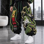 Unisex Loose-fit Casual Lantern-style Sweatpants