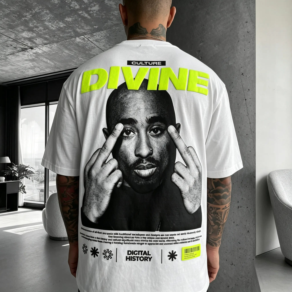 Unisex West Coast Legend Print Short-Sleeve T-Shirt