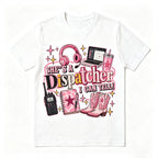 Retro Texas Western Dispatcher Cowgirl Boots Print Tee
