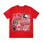Retro Texas Western Dispatcher Cowgirl Boots Print Tee