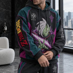 Unisex Oversized Casual Anime-print Hoodie