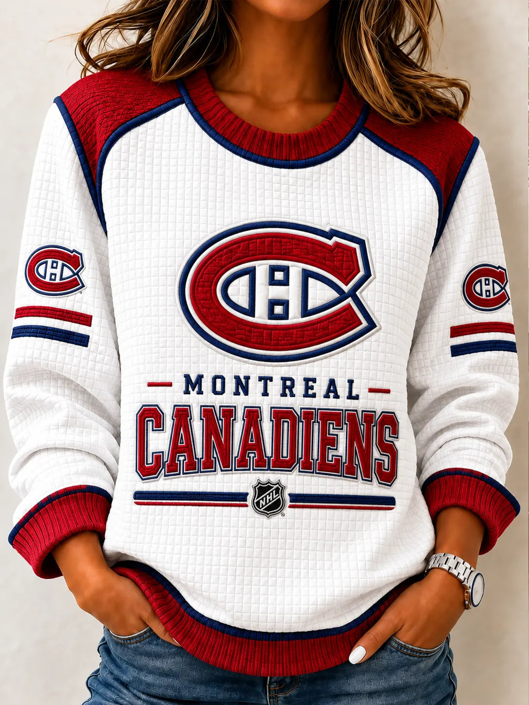 Women's Sports Graphic Crewneck Sweatshirt