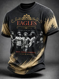 Men's Music Print T‐Shirt