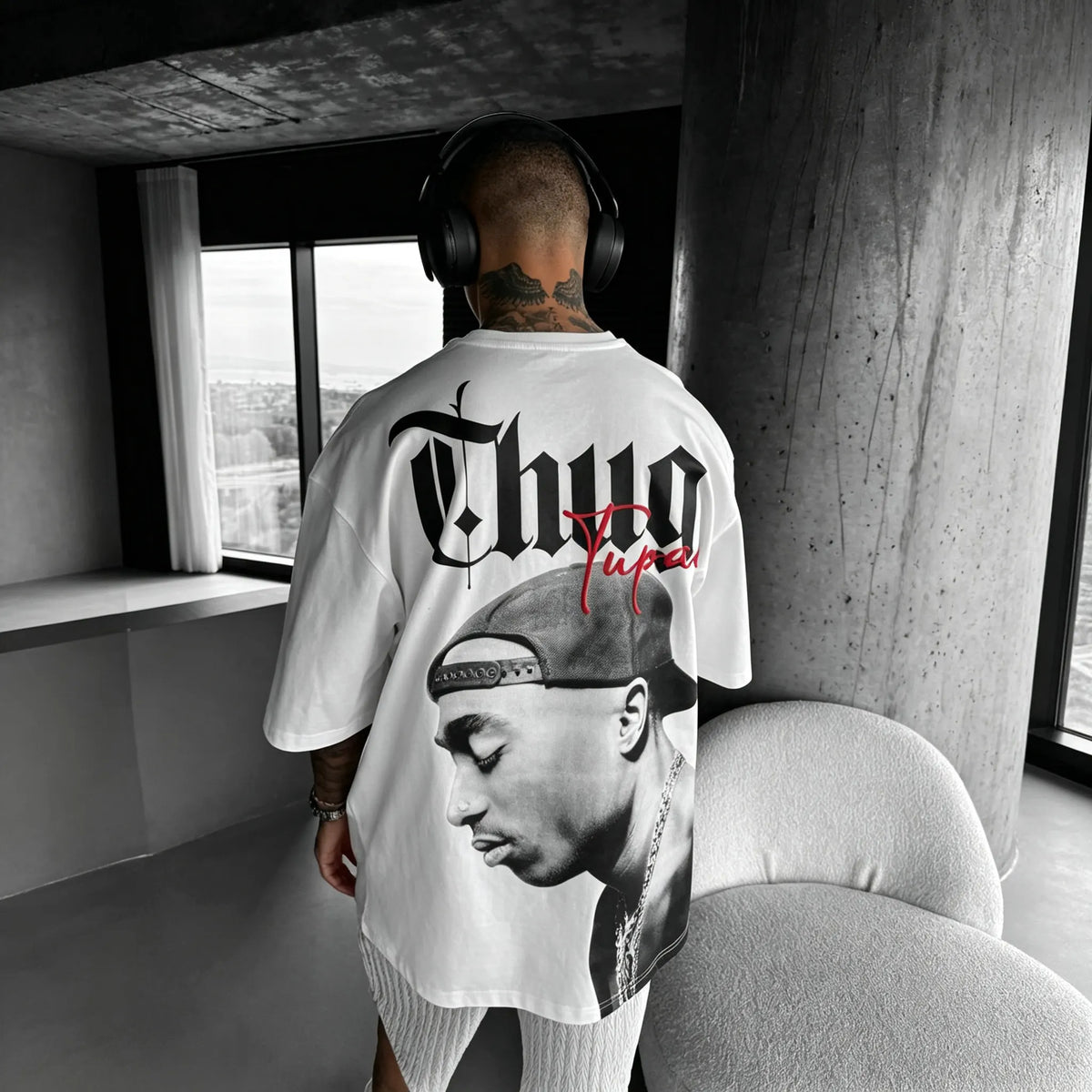 Unisex West Coast Legend Print Short-Sleeve T-Shirt