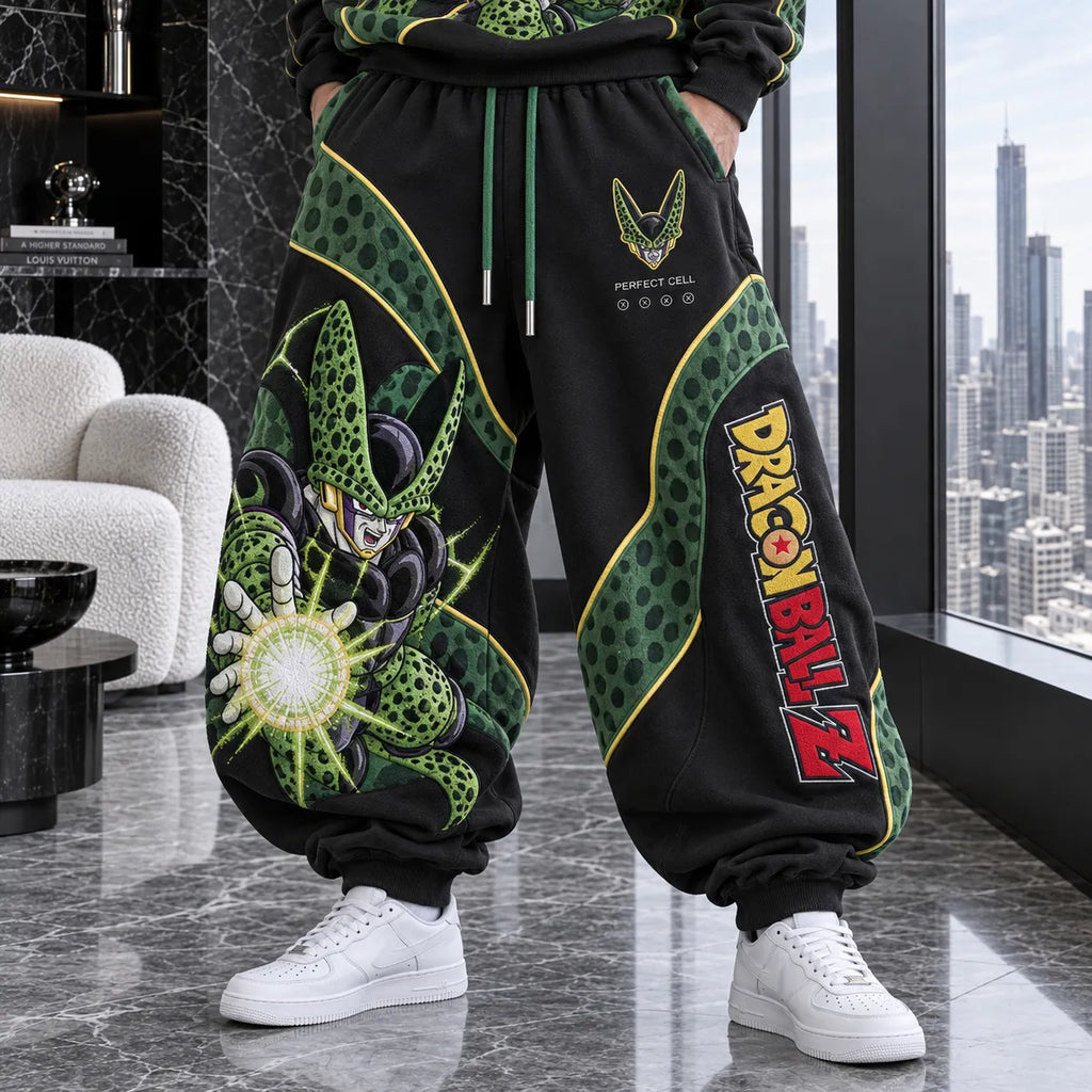 Unisex Loose-fit Casual Lantern-style Sweatpants