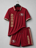 Men's Football-Print Set