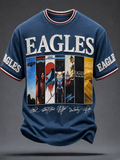 Men's Music Print T‐Shirt