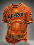 Men's Beer Print T-Shirt