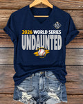 Women's Baseball Print T-Shirt