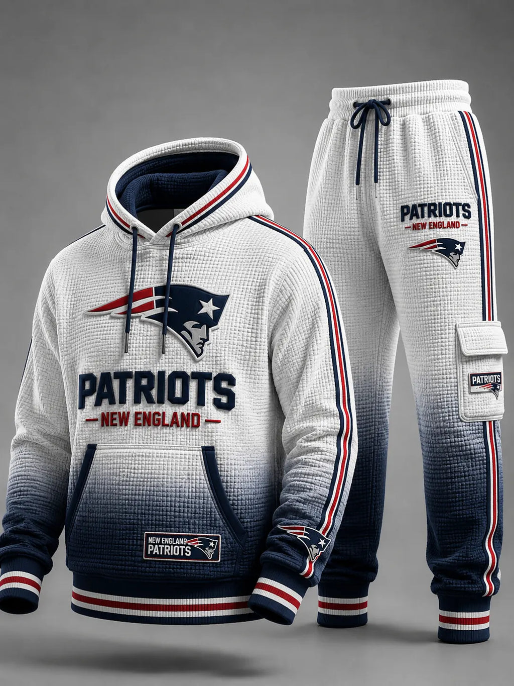 Unisex Casual Football Print Sweatershirts Set