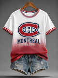 Women's Ice Hockey Print T-Shirt