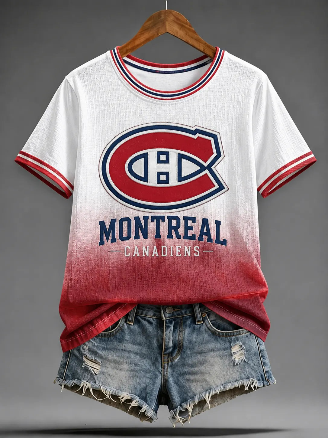 Women's Ice Hockey Print T-Shirt