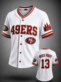 Women's Football Print Jersey