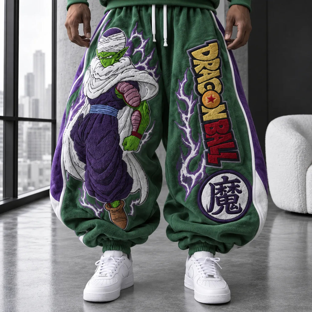 Unisex Loose-fit Casual Lantern-style Sweatpants