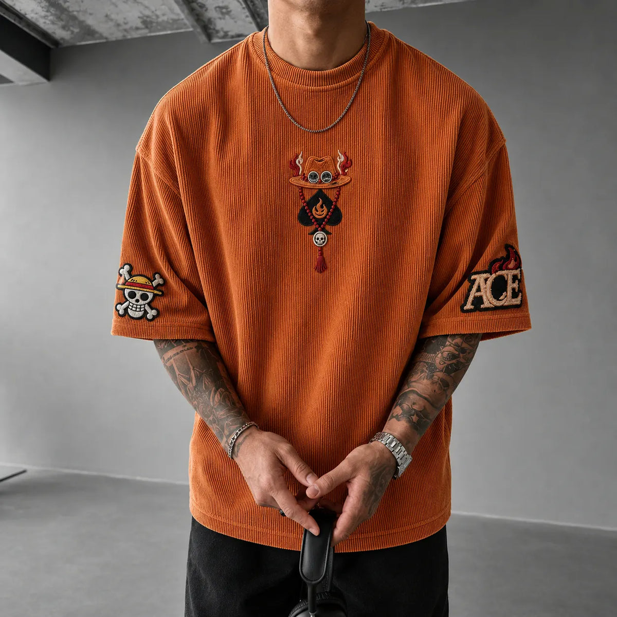 Unisex Anime-Style Retro Oversized T-Shirt