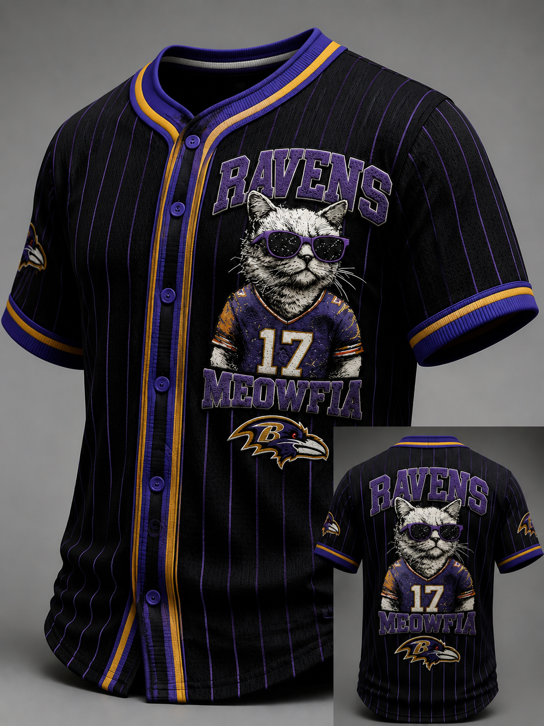 Men's Football Print Shirt