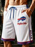 Men's Retro Striped Game Day Shorts