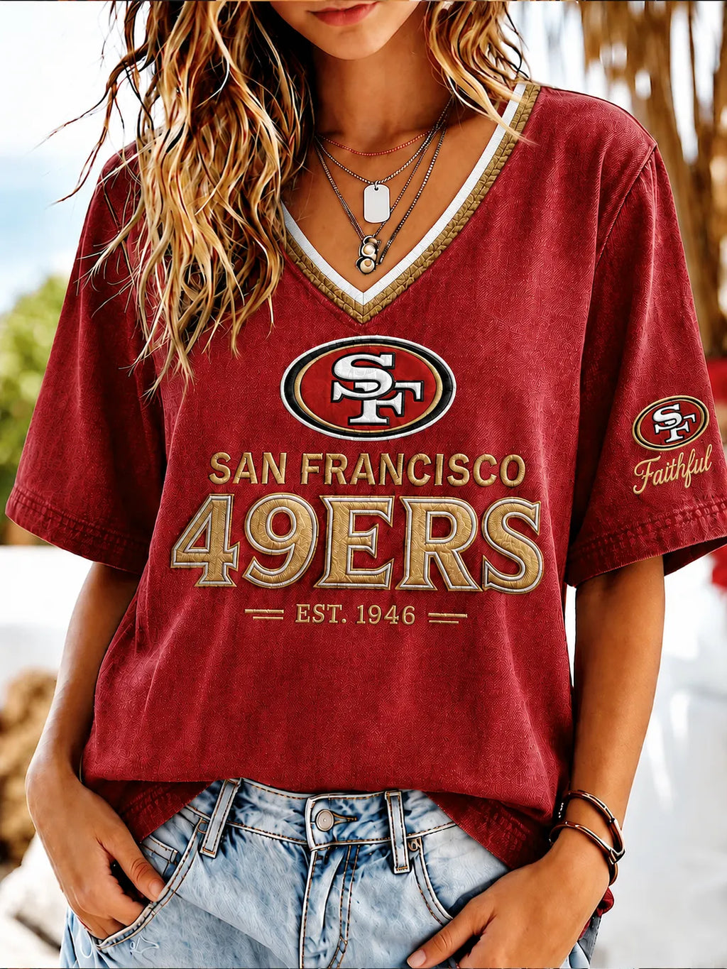 Women's V-Neck Tee