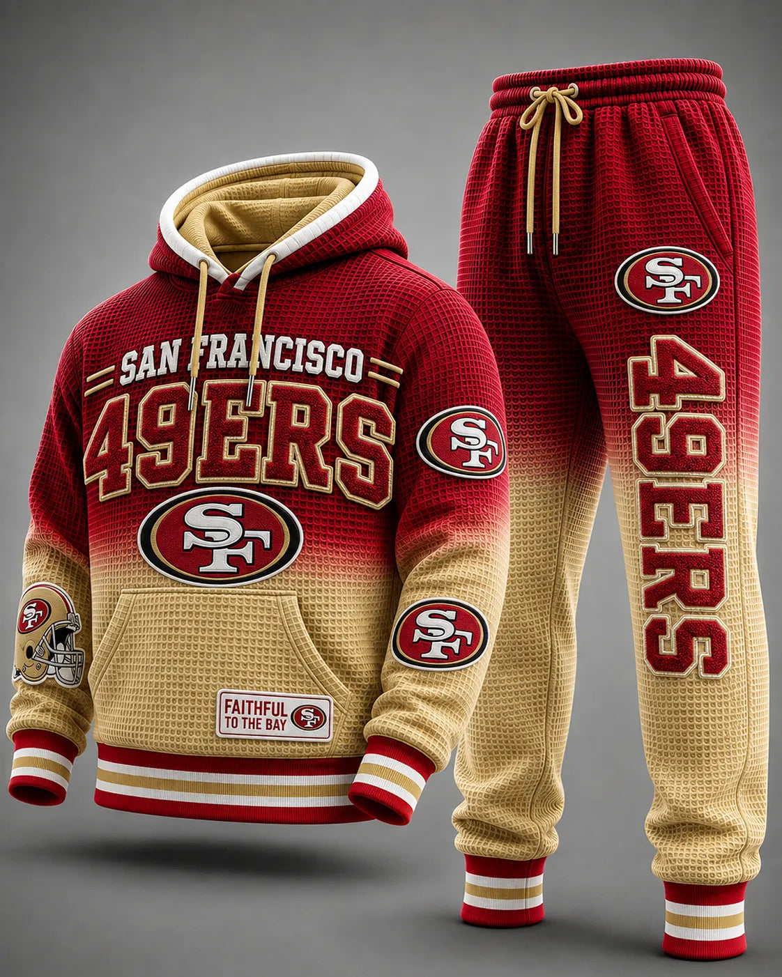 Men's Football-Print Set
