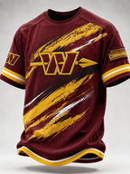 Men's Graphic Printed Football Top