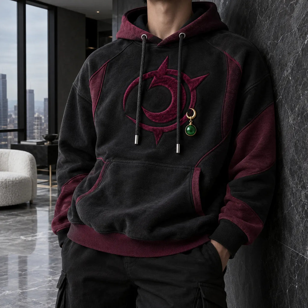 Unisex Oversized Casual Anime-print Hoodie